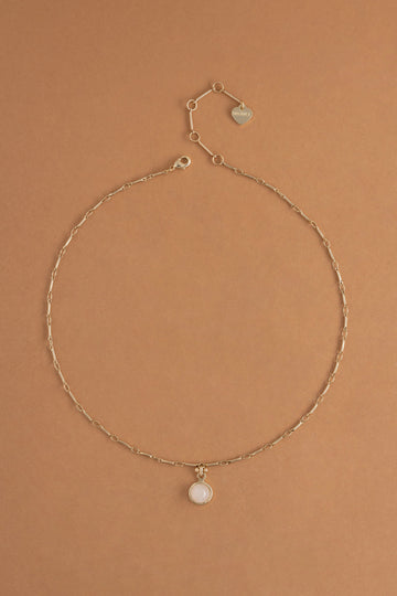 Blush Coin Pendant Necklace - Nakamol