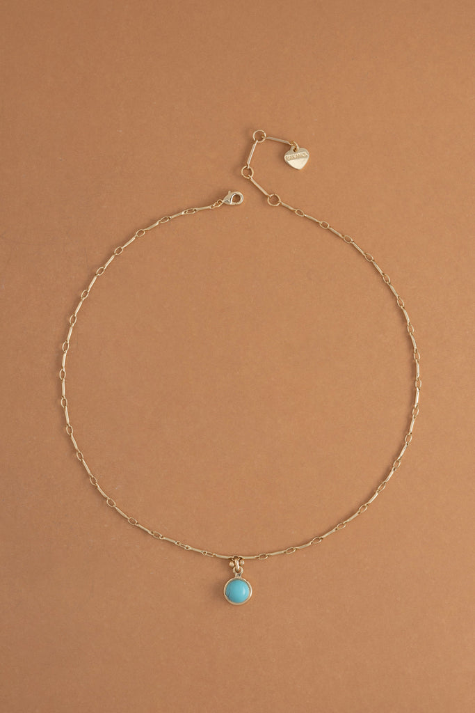 Turquoise Coin Pendant Necklace - Nakamol