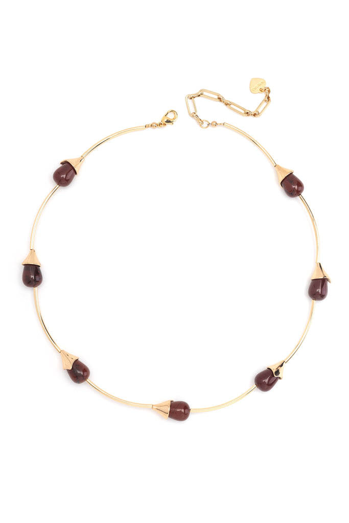 Earthen Chunky Bead Necklace - Nakamol