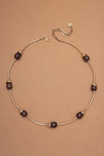 Earthen Chunky Bead Necklace - Nakamol