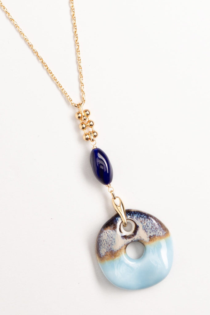 Ocean Breeze Stone Pendant Necklace - Nakamol