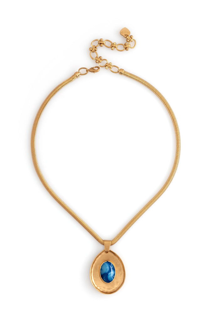 Gold Teardrop Pendant Necklace - Nakamol
