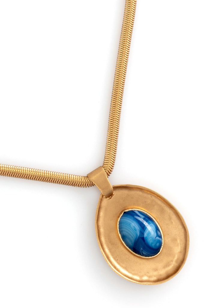 Gold Teardrop Pendant Necklace - Nakamol