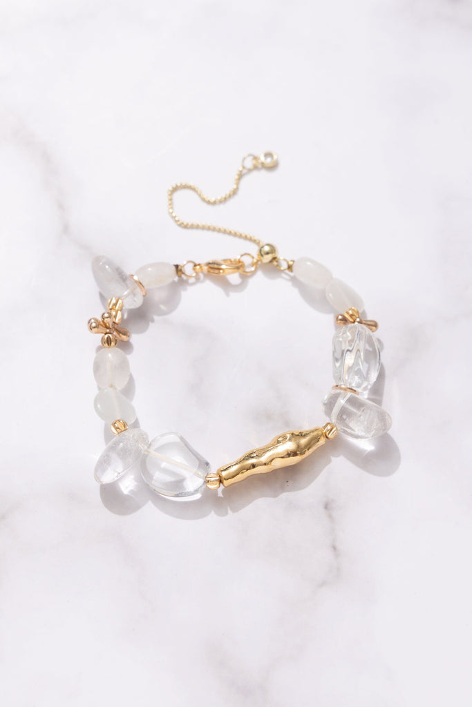 Crystal Gold Fashion Bracelet - Nakamol