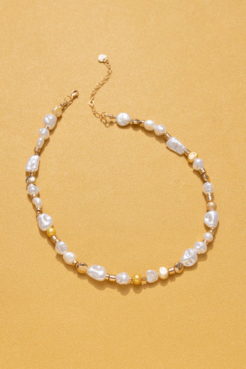 Freeform Pearl Mix Necklace - Nakamol