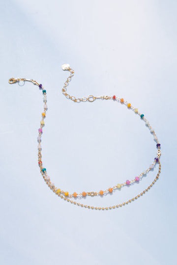 Bright Color Mix Fashion Necklace - Nakamol