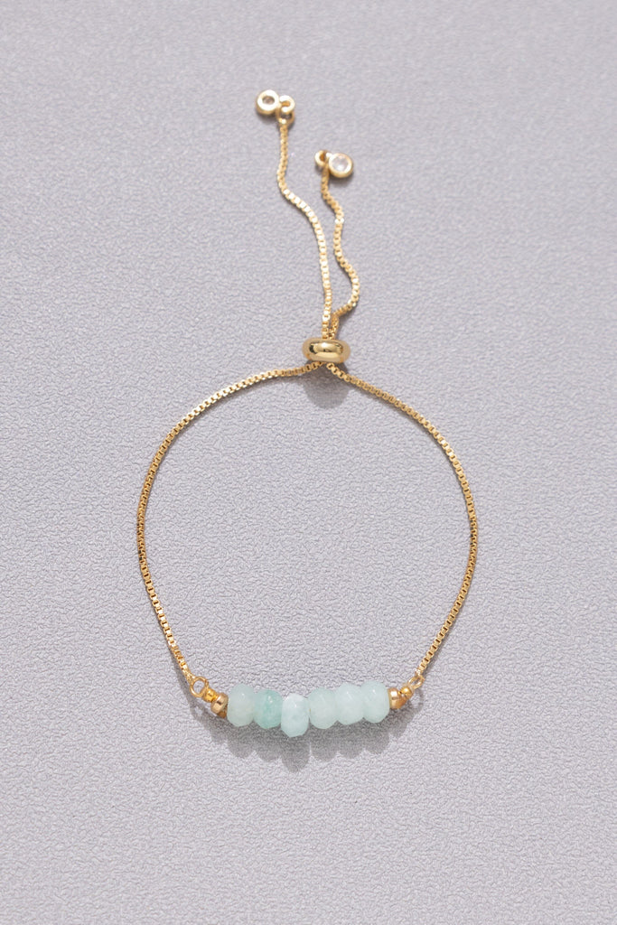 Amazonite Pull Ball Bracelet - Nakamol