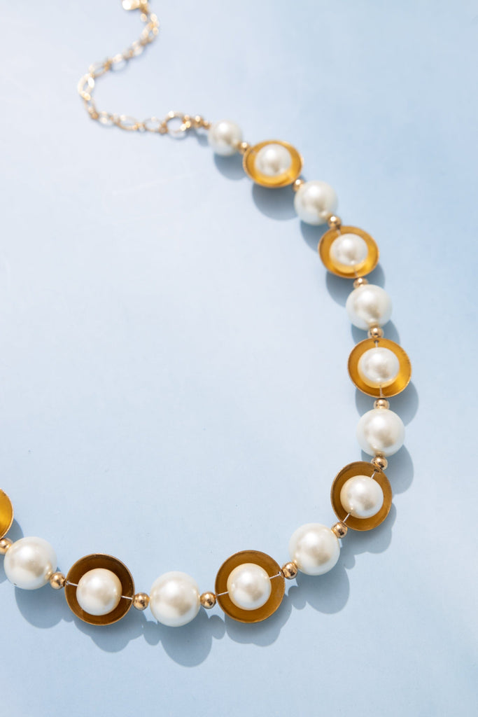 Gold Pearl Princess Necklace - Nakamol