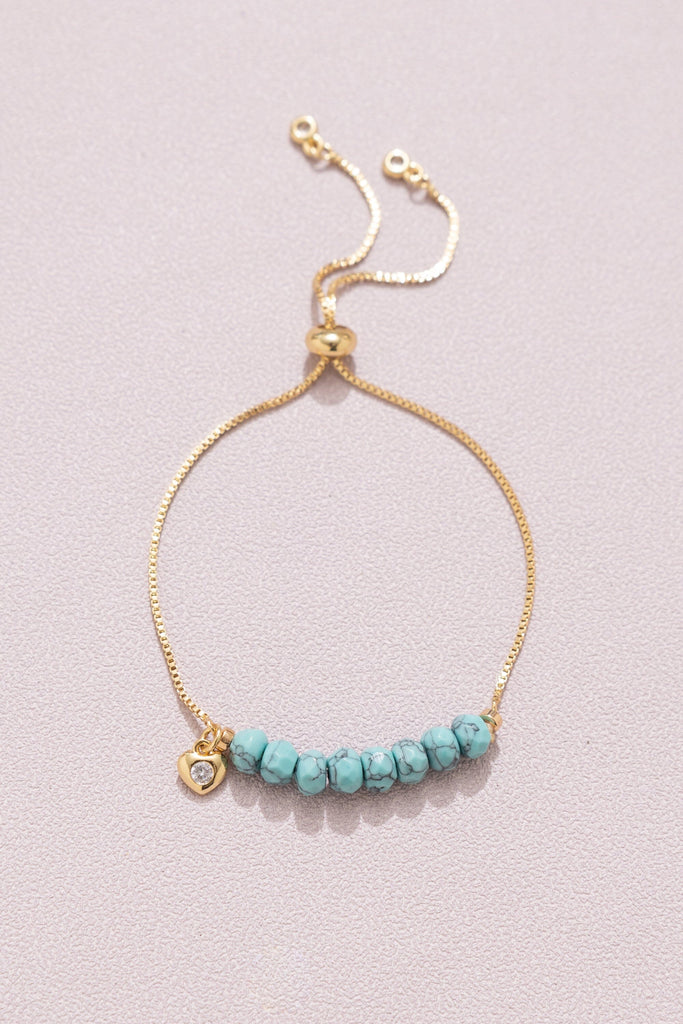 Turquoise Pull Ball Bracelet - Nakamol
