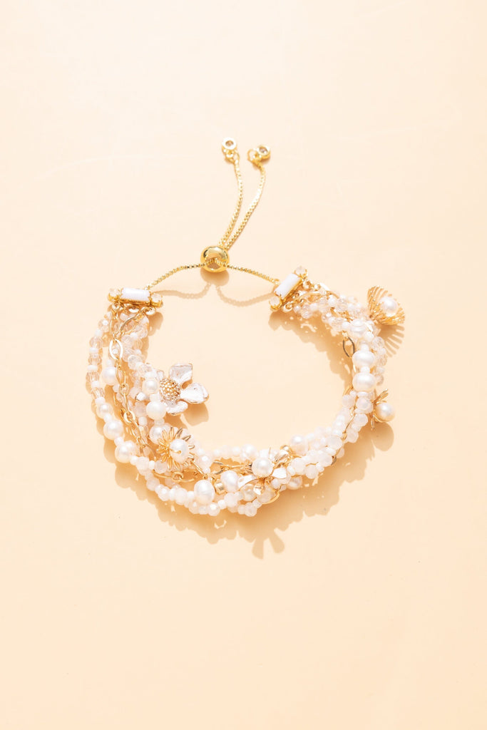 Revere White Pearl Bracelet - Nakamol