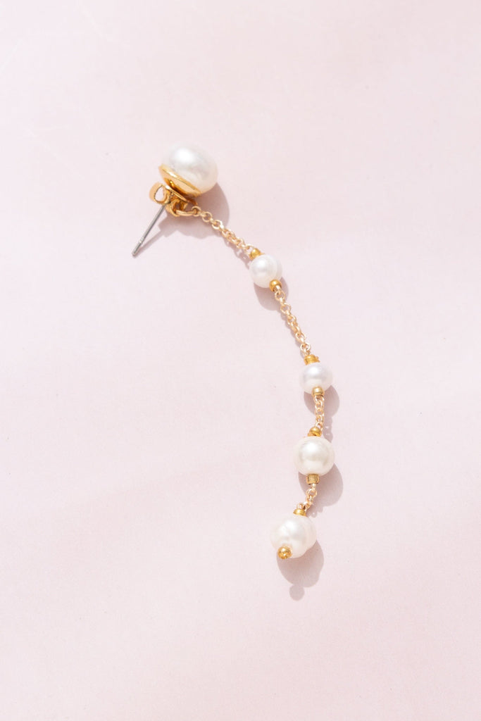 Fresh Pearl Bead Drop Earrings - Nakamol