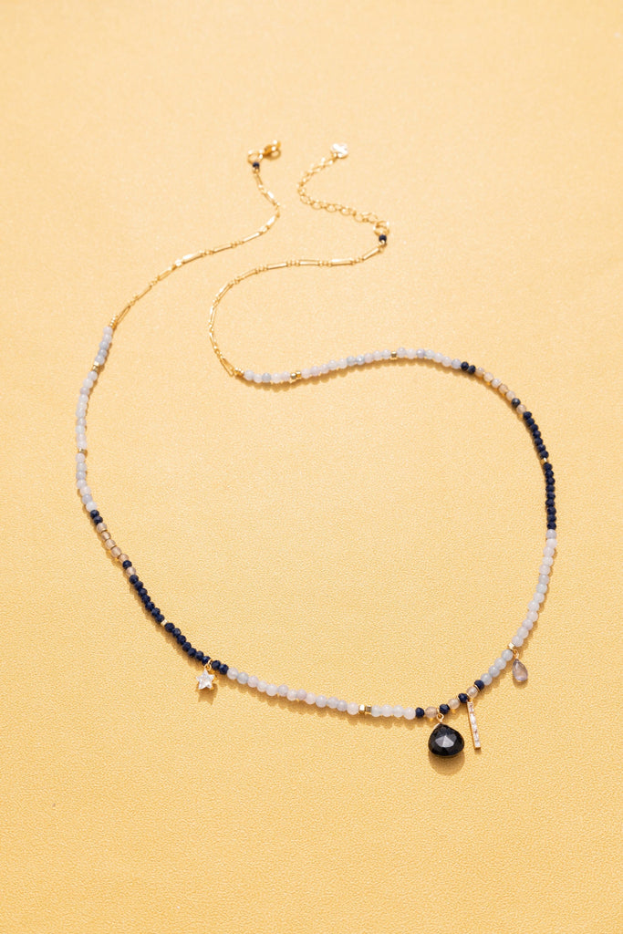 Montana Mix Gold Long Necklace - Nakamol