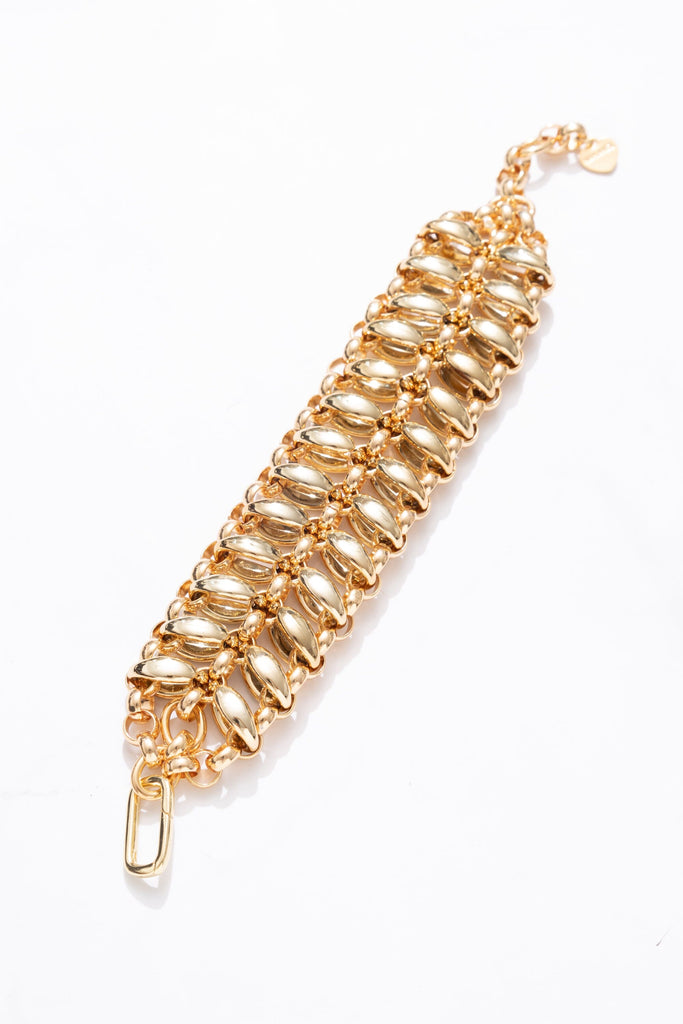 Gold Chunky Link Bracelet - Nakamol