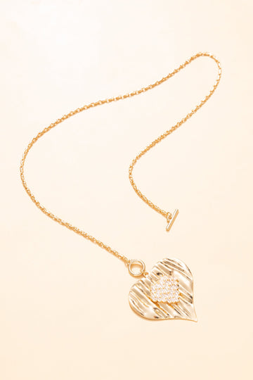 Heart Eye Gold Fashion Necklace - Nakamol