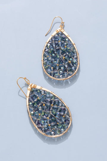 Montana Blue Mini Teardrop Earrings - Nakamol
