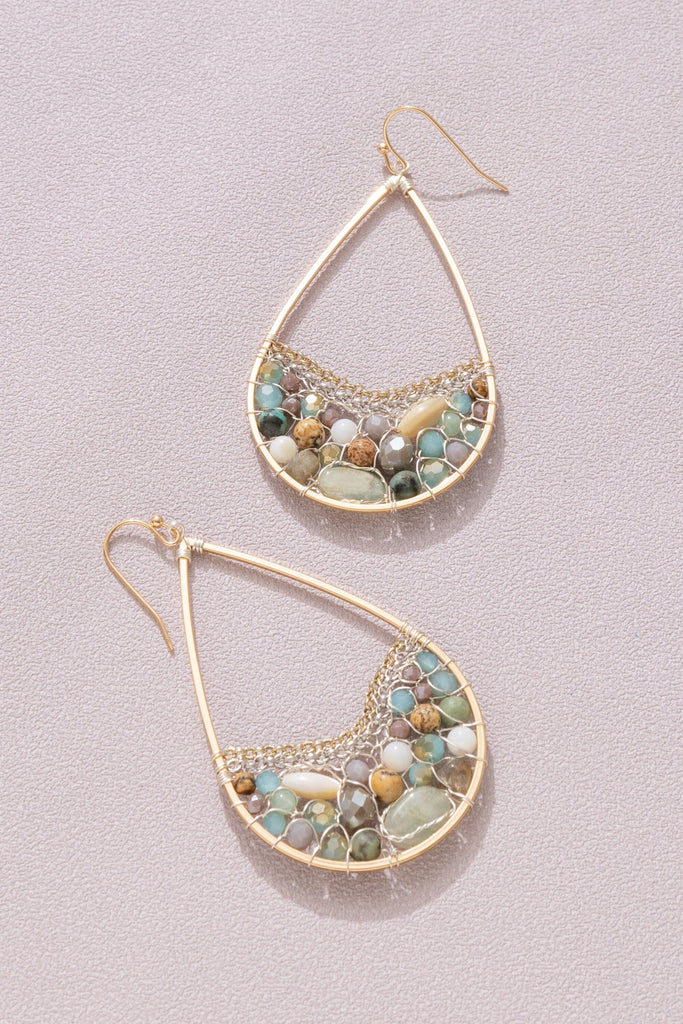Amazonite Stone Teardrop - Nakamol