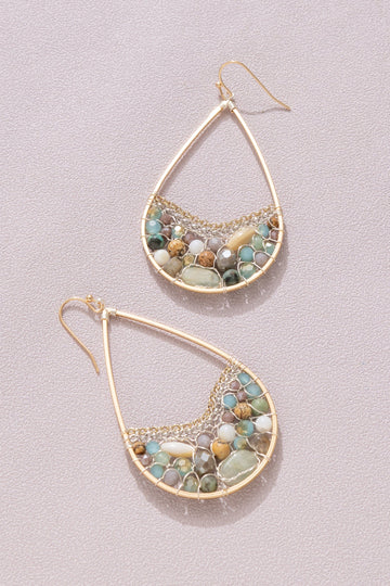 Amazonite Stone Teardrop - Nakamol