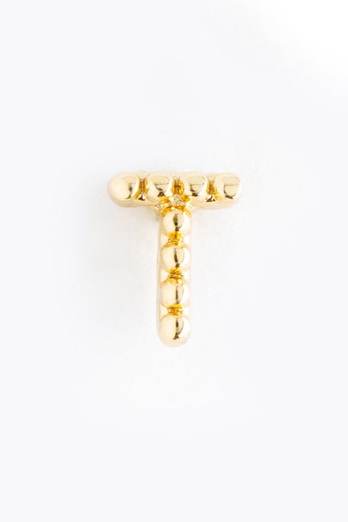 Pearl T Ball Stud Earrings - Nakamol