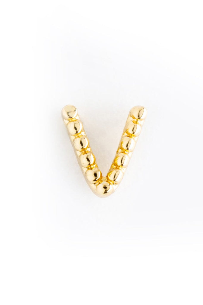 Pearl V Ball Stud Earrings - Nakamol