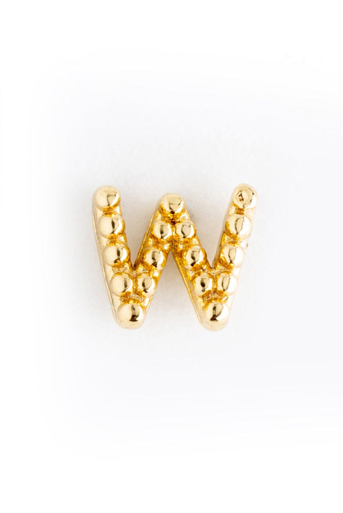 Pearl W Ball Stud Earrings - Nakamol