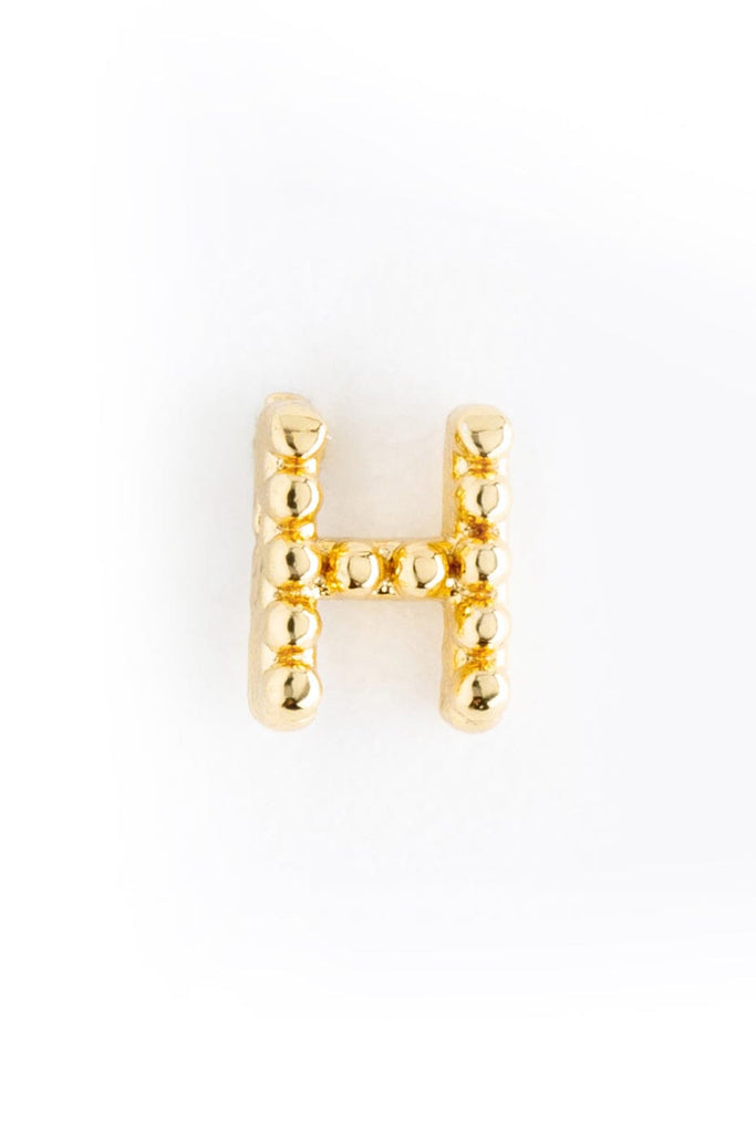 Pearl H Ball Stud Earrings - Nakamol
