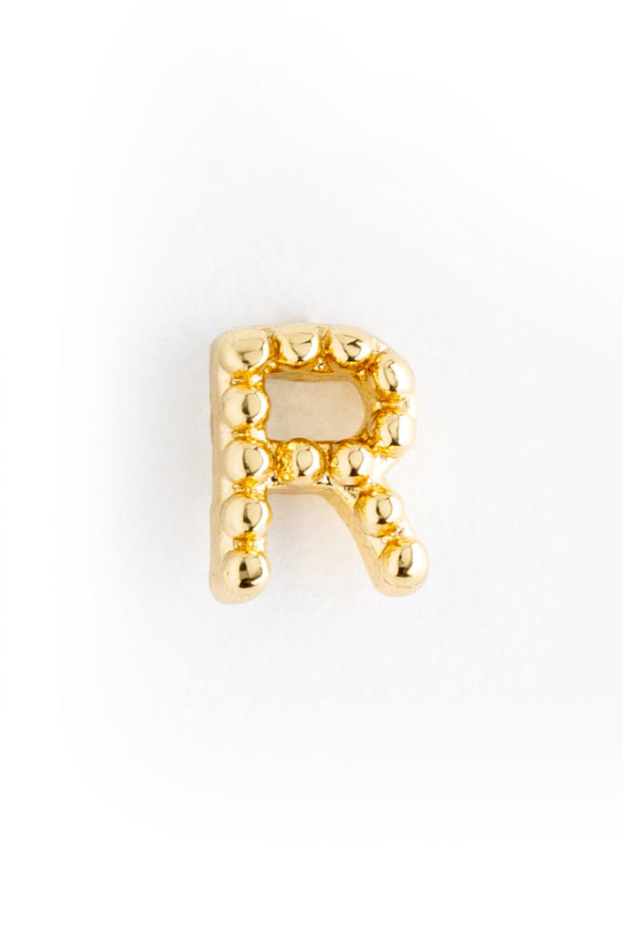 Pearl R Ball Stud Earrings - Nakamol