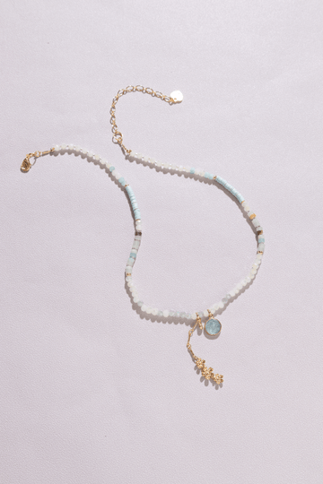 Wisp Amazonite Mix Necklace - Nakamol