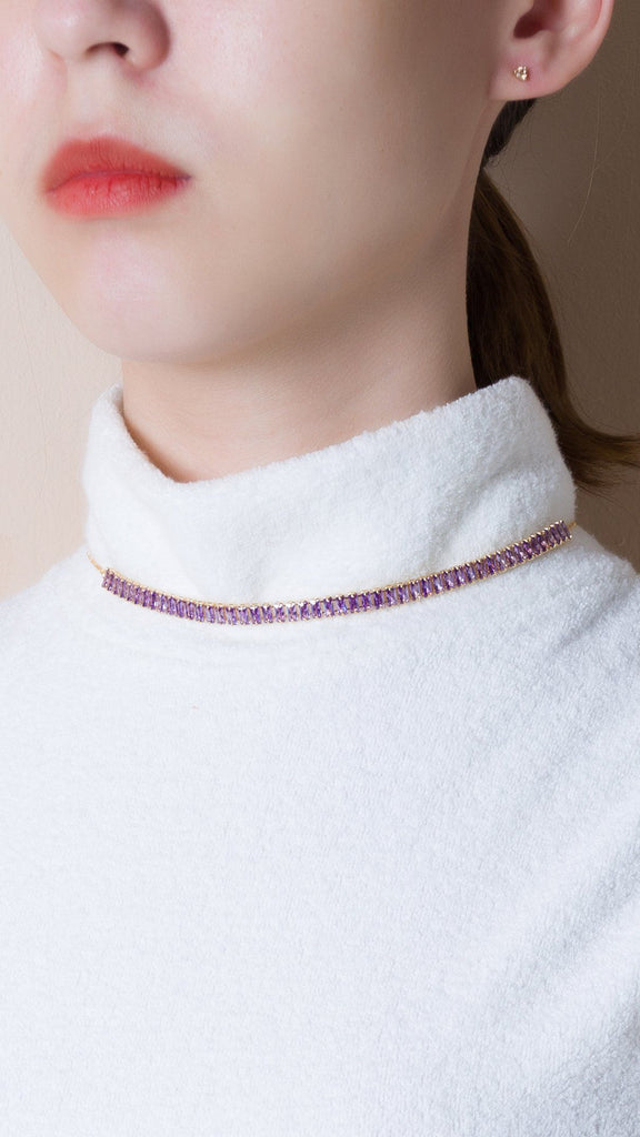 Amethyst CZ Birthstone Necklace - Nakamol