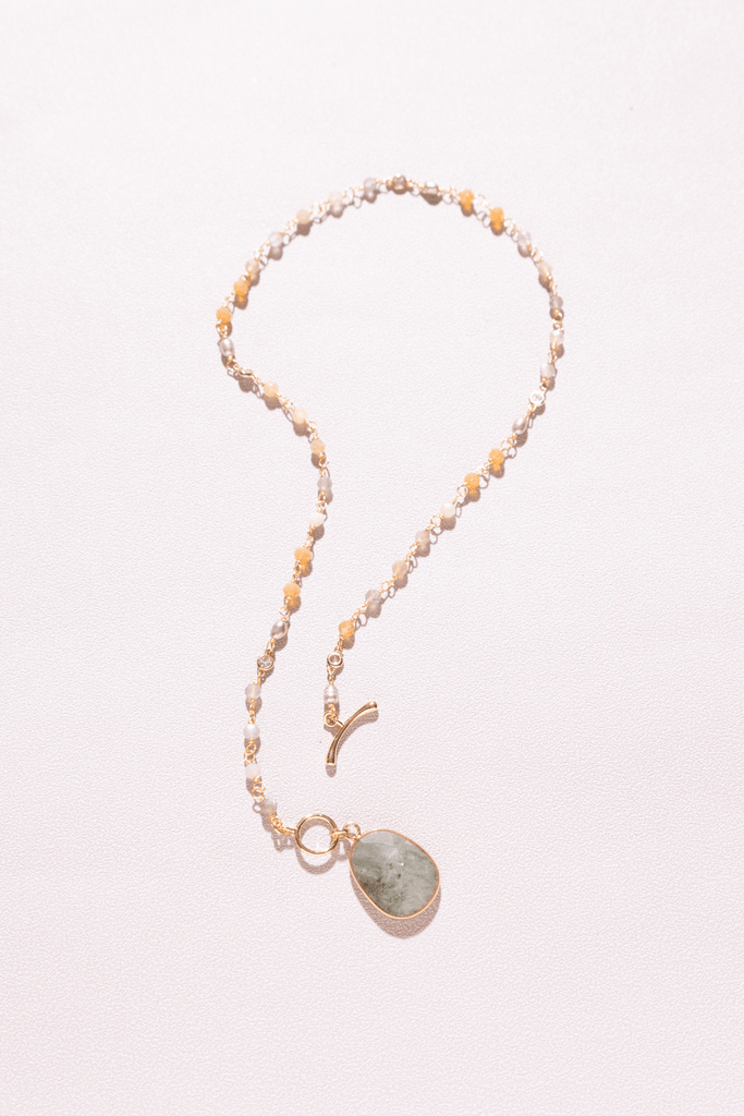 Olga Stone Pendant Necklace - Nakamol