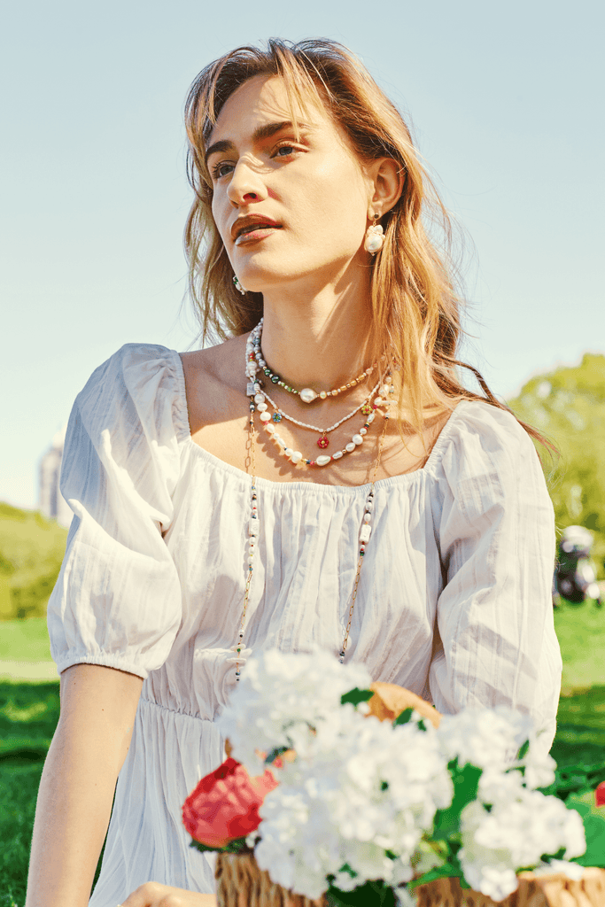 Mariana White Pearl Mix Necklace - Nakamol