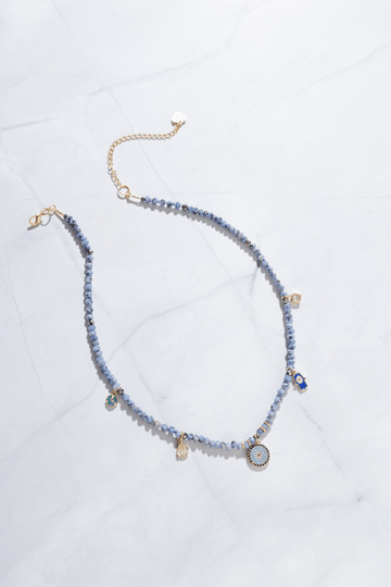 Elliane Beaded Charm Necklace - Nakamol