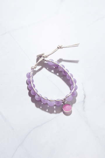 Petunia Purple Mix Bracelet - Nakamol