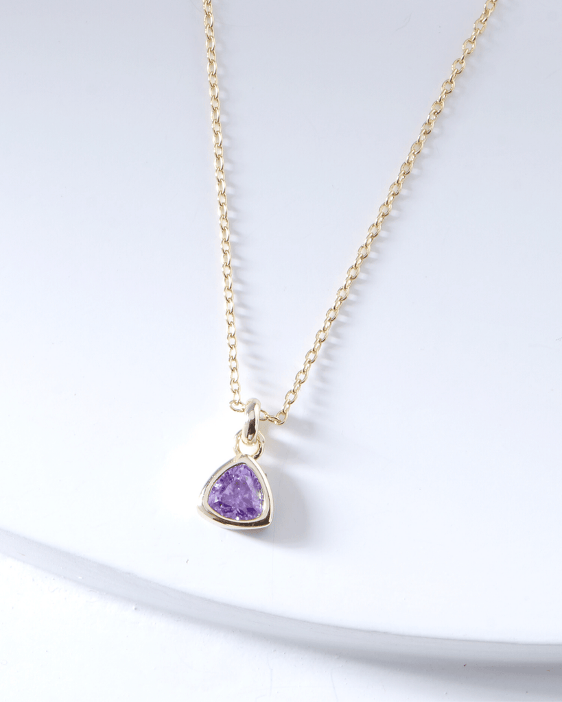 Swarovski Birthstone Necklace - February - Nakamol