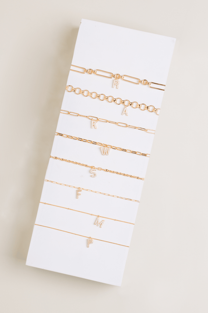 Interchangeable Gold Initials - Nakamol