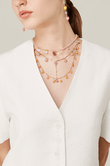 Amarra Floral Drops Necklace - Nakamol