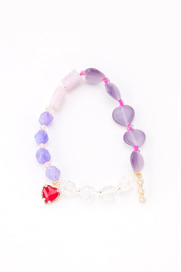 Betsy Purple Crystal Bracelet - Nakamol