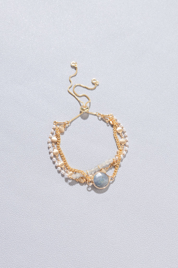 Catrione Beaded Gem Bracelet - Nakamol