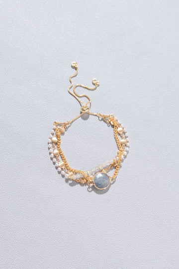 Catrione Beaded Gem Bracelet - Nakamol