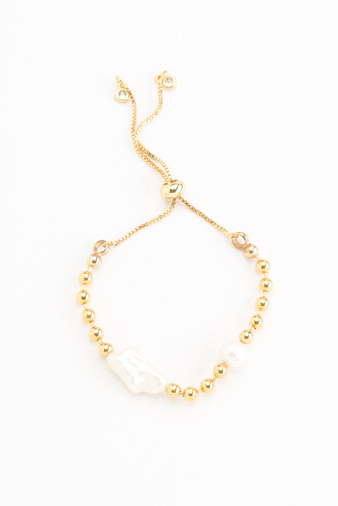Olivia Gold Ball Bracelet - Nakamol