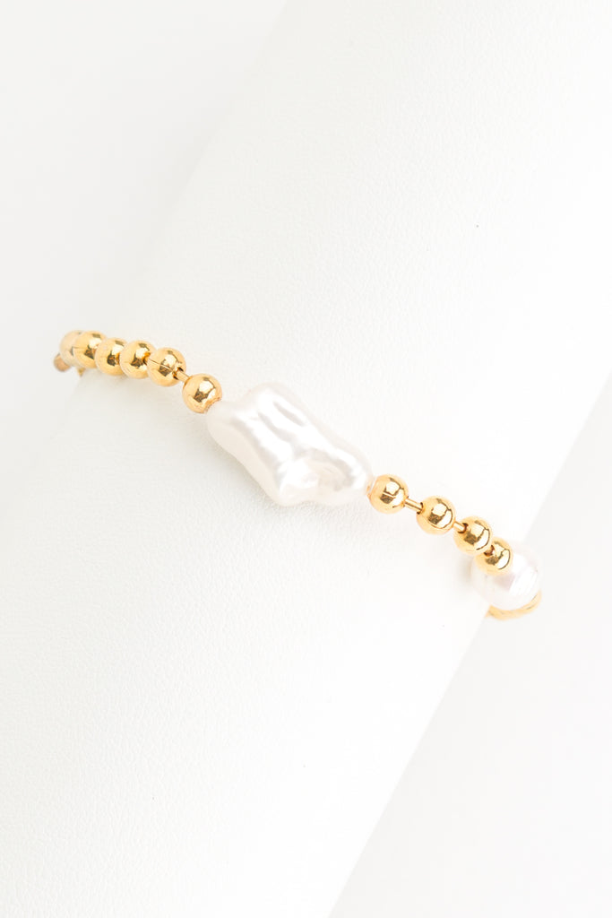 Olivia Gold Ball Bracelet - Nakamol