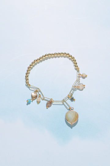 Jane Amazonite Charm Bracelet - Nakamol