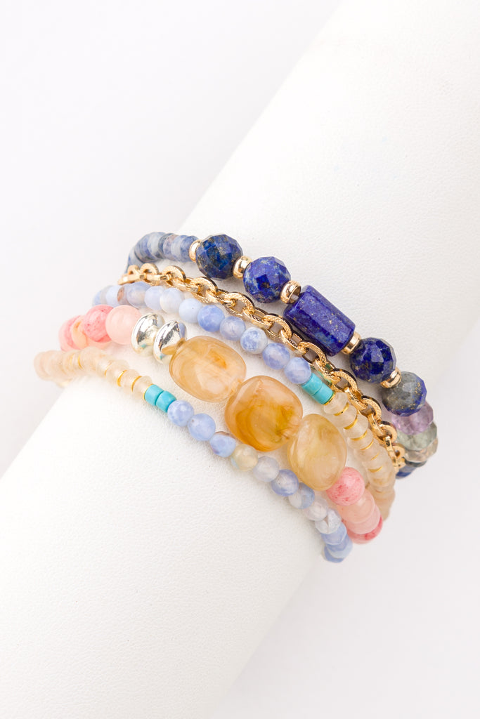 Savannah Lapis Layer Bracelet - Nakamol