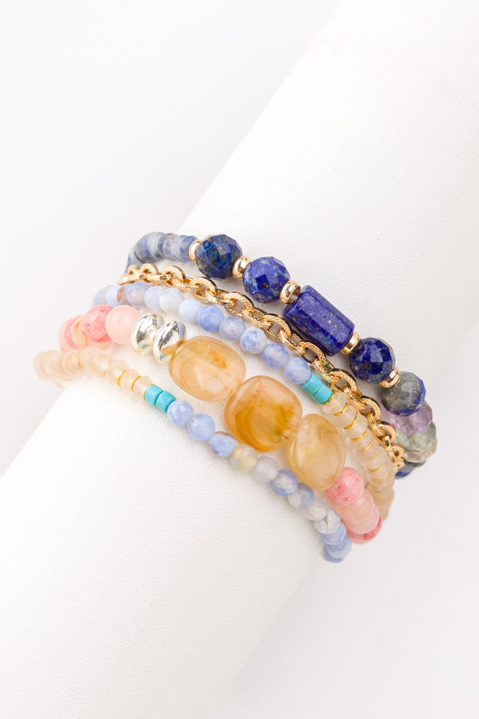 Savannah Lapis Layer Bracelet - Nakamol