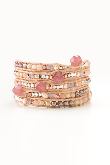 Glaiza Rose Quartz Wrap - Nakamol
