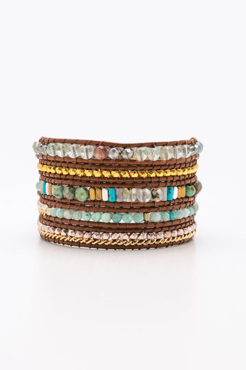 Felixia Dark Amazonite Wrap - Nakamol