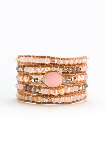 Maraiah Rose Quartz Wrap - Nakamol