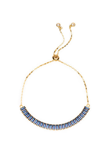 Blue Sapphire CZ Birthstone Bracelets - Nakamol
