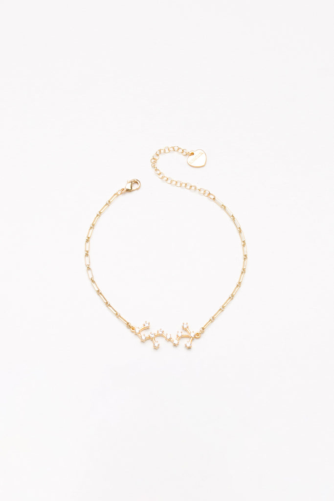 Zodiac Celestial  Sign Gold Bracelets - Nakamol