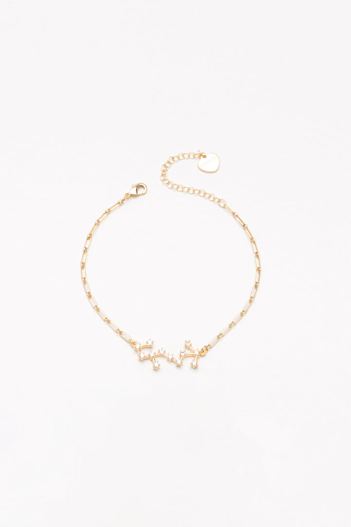 Zodiac Celestial  Sign Gold Bracelets - Nakamol