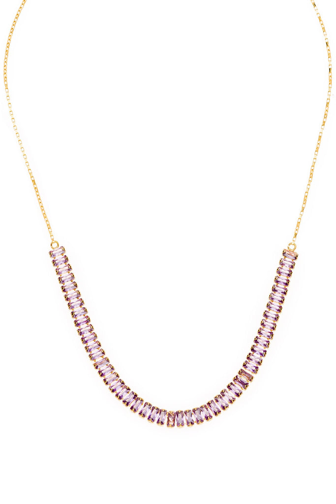 Amethyst CZ Birthstone Necklace - Nakamol